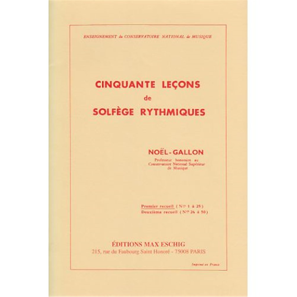 50 Lecons Vol 1 Solfege Rythmiques